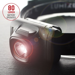 80 lúmenes mejor seco alcalino AAA funciona con pilas 80 lúmenes LED linterna frontal - Product Image 2