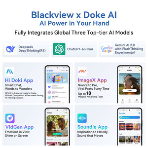 Blackview màu 6 điện thoại thông minh 5000mAh mặt mở khóa 90Hz điện thoại 8GB 256GB Android 15 Helio g81 50MP chính máy ảnh doke ai điện thoại di động - Product Image 4