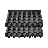 Teja de Techo Antigua de Resina Plástica de PVC de Estilo Chino Tradicional para Aplicaciones en Hoteles