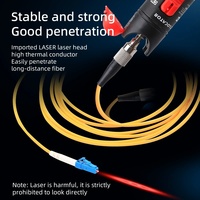 Stylo de localisation de défaut visuel 650nm lumière rouge 10mW 10KM stylo de test laser à fibre VFL pour réseaux FTTH et IP
