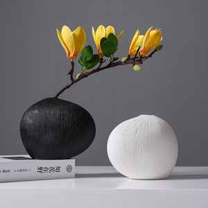 Jarrón de Cerámica de Alta Calidad con Función Hidropónica para Mesa de TV, Exhibición de Flores Secas, Decoración del Hogar - Product Image 3