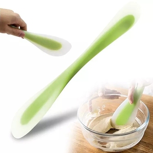 Spatola da Cucina Multiuso in <span class=keywords><strong>Silicone</strong></span> di Grado Alimentare, Doppia e Lunga, Riutilizzabile e Antiaderente <span class=keywords><strong>per</strong></span> Torte, Biscotti e <span class=keywords><strong>Pasticceria</strong></span> - Product Image 1