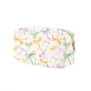 Pochette cosmétique en nylon écologique For Cherry, impression personnalisée, organiseur de voyage pour femme, fermeture éclair étanche, grande taille - Product Image 5