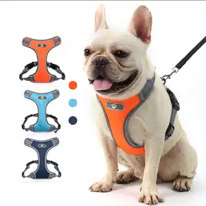 Low Moq No Pull Custom Dog Harness Easy Walk Customised Logo Dog Harness Reflective Harness