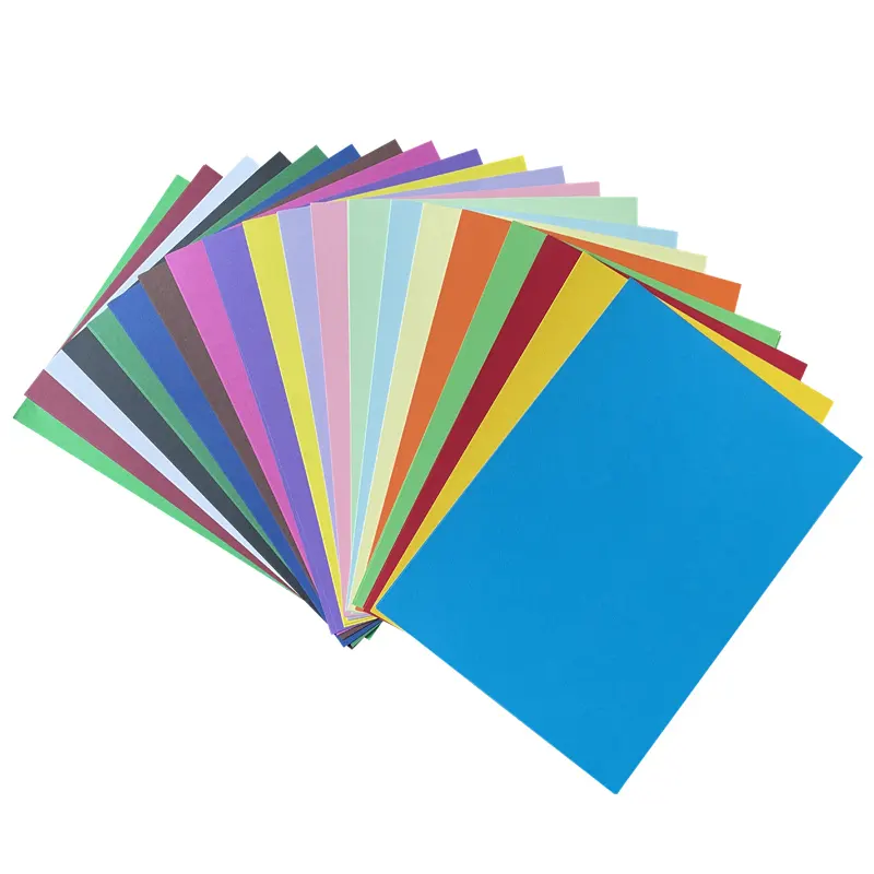 150g 180g 200g A4  50*70cm color cardboard  color construction paper for handicraft
