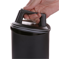 Vente en gros de pots de conservation sous vide en acier inoxydable de qualité alimentaire 18/8, hermétiques, détachables, 1600 ml, avec couvercle en métal, pour grains de café