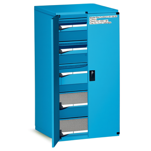 Fami Master Key Comfort C0-Eh=36x36 <b>Drawer</b> Cabinet 3 <b>Drawers</b> 714x751x1500 Mm Green Ral6011 <b>Tool</b> Storage - Product Image 2