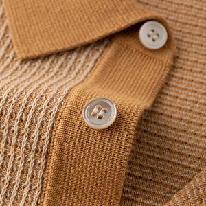 Nuovo <span class=keywords><strong>Maglione</strong></span> da <span class=keywords><strong>Uomo</strong></span> OEM <span class=keywords><strong>con</strong></span> Cucitura Fine, in Misto Cotone, Stile Business <span class=keywords><strong>con</strong></span> <span class=keywords><strong>Bottoni</strong></span>, Polo Lavorato a Maglia - Product Image 5