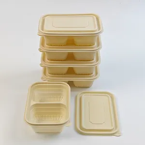 2 3 5 ngăn biểu tượng tùy chỉnh tinh bột ngô lớn salad bao bì hộp bento Ramen Takeaway Bát thực phẩm container Takeaway bát