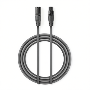Cable de audio balanceado XLR macho a hembra de 3 pines y 10 m - Product Image 3