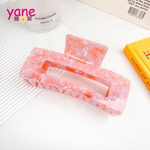 Оптовая продажа винтажная 10,5 см ацетатная заколка для волос черепаха большая заколка для женщин - Product Image 5