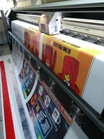 Impresora Universal Eco Solvente Galaxy, Impresión de 1.6m 1.8m 2.1m 2.5m 3.2m, Impresora de Inyección de Tinta, Impresora de Serigrafía, Impresión Automática para Tiendas