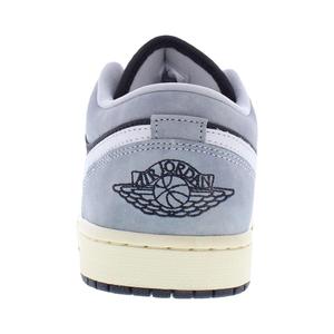 Nike Air Jordan 1 Low SE Chaussures en cuir pour hommes Light Smoke Grey Black Sail Style basketball - Product Image 3