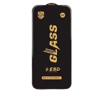 Film de protection d'écran OG ESD en verre trempé HD Armor Super pour iPhone 17 16 15 14 13 12 Mini 11 Pro XR Max, film antistatique 2.5D