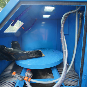 Cabina de Sandblasting Húmedo de Alta Resistencia, Máquina de Sandblasting con Vapor y Sistema de Recirculación de Agua - Product Image 6