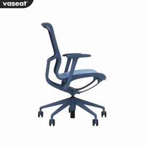 Silla de oficina de malla azul Premium, cómoda silla ejecutiva giratoria para visitantes, modelos de diseño moderno, muebles de oficina pequeños al por mayor - Product Image 3