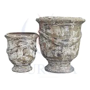 越南花园供应商工艺品釉面陶瓷花盆越南陶器可调价格合理
