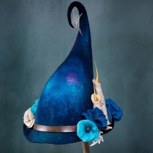 Sombrero <span class=keywords><strong>de</strong></span> bruja <span class=keywords><strong>de</strong></span> fieltro para Halloween, suministros <span class=keywords><strong>de</strong></span> diseño para fiestas, 2022 - Product Image 5
