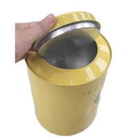 Boîte en fer blanc de grain de café de qualité alimentaire de luxe imprimée personnalisée