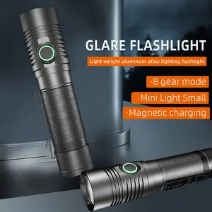 Waterproof Led Flashlight Tactical Aluminum Alloy Torch Light SST40 USB-C 21700 Rechargeable Torchlight Outdoor Camping