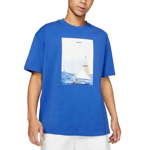 T-shirts pour hommes T-shirt en coton décontracté pour hommes Tissu confortable avec col rond et manches courtes Fermeture à enfiler pour l'été - Product Image 6