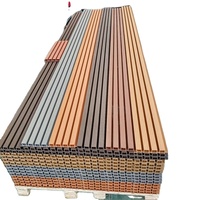 Chine top fournisseur vente chaude wpc panneau mural K218-28A façade bois utilisant extérieur et intérieur décoration bonne qualité pas cher prix