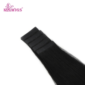 Cinta Adhesiva para Cabello K.SWIGS Superfina de PU sin Costuras, Cabello Remy Chino Suave de 12-28 Pulgadas, Ligero, Invisible y Cómodo de Usar - Product Image 3