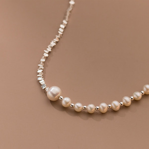 Collar de Hueso de Serpiente de Plata Pura S925 Wenchi con Diseño Estilo INS, Cadena de Clavícula Templada para Mujer, Modelo 20968 - Product Image 3