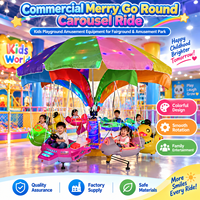 Manège commercial, carrousel pour enfants, équipement de divertissement pour fêtes foraines et parcs d'attractions