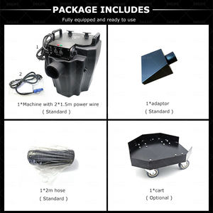 Tuyaux <span class=keywords><strong>de</strong></span> brouillard flexibles DELIFX pour dispersion à distance <span class=keywords><strong>de</strong></span> 2m Machine à brouillard froid 6000W machine à glace sèche pour la première danse événement sur le thème d'Halloween - Product Image 6