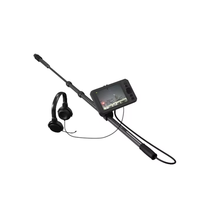 Système de détection professionnel avec caméra rotative HD 1080P à 360 degrés, interphone bidirectionnel, perche télescopique de 3,5 m, IP67, 8 pouces, garantie 1 an
