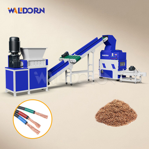 Usine de recyclage des métaux non ferreux pour le traitement des câbles en cuivre et en aluminium, machine granulatrice avec moteur, haute productivité - Product Image 1
