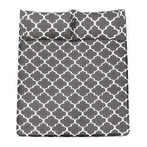 ชุดผ้าปูที่นอนเด็กราคาถูก ชุดผ้าปูที่นอนคิงไซส์ ผ้าปูที่นอนแบบเรียบ ลายพิมพ์ ผ้าโพลีเอสเตอร์ 100% ชุดผ้าปูที่นอนเตียงคู่ 3 ชิ้น - Product Image 3