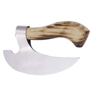 Hacha para Pizza Hecha a Mano, de Acero con Alto Contenido de Carbono, con Funda de Cuero, Cortador de Pizza Vikingo, Precio Económico - Product Image 5