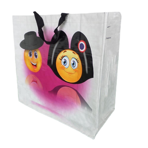 Fournisseur d'usine Sacs de courses recyclés Logo personnalisé imprimé Sac tissé en PP Exportation du Vietnam Prix bas - Product Image 1