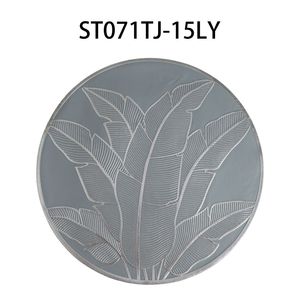 Manteles Individuales de PVC de Lujo Contemporáneo con Diseño de Mesa Hueca, Decoración para el Hogar - Product Image 4