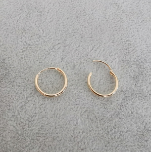 Su misura 925 sterling silver <span class=keywords><strong>cartilagine</strong></span> sleeper orecchino ad anello per le donne, gioielli 18k oro bianco orecchino, dainty gioielli per le donne - Product Image 6