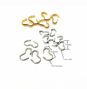 Thép không gỉ liên kết nhanh chóng kết nối Charm Knot Chain <span class=keywords><strong>Clasp</strong></span> đồ trang sức kết nối liên kết phát hiện đối với trang sức làm sửa chữa phụ kiện - Product Image 2