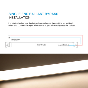 Kho siêu thị nhấp nháy miễn phí cao lumen đầu ra lạnh trắng ánh sáng ban ngày loại A + B T8 LED ống ánh sáng - Product Image 4
