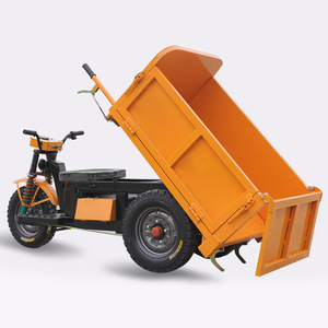 Tricycle électrique de transport 48V 1000W+ avec benne hydraulique ouverte pour transport lourd - Product Image 2
