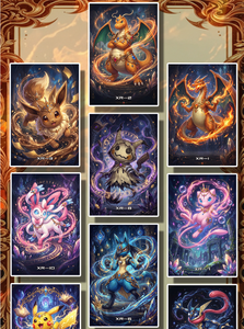 YQ Wholesale Collezione Premium Anime Giapponesi Pokemoned Art Board Charizard Sigillato Blind Rare Trading Card Fan Art Booster Box - Product Image 6