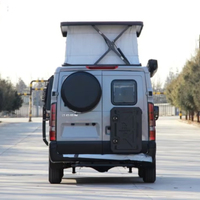 Camping-car Pop Top basé sur châssis JMC 2.0T Diesel Automatique Classe B avec batterie lithium 7,5 kWh pour le Vanlife