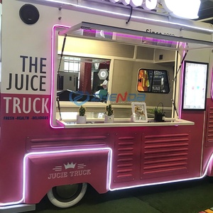 Sell Well Large Concession Pink Dining <b>Car</b> Catering <b>Trailer</b> Fully Equipped Ice Cream Truck Mobile Food <b>Trailer</b> - Product Image 4