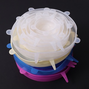 Accesorios De Silicona reutilizables Para cocina, <span class=keywords><strong>Tapas</strong></span> Para cuencos, utensilios De cocina, 6 uds. - Product Image 5