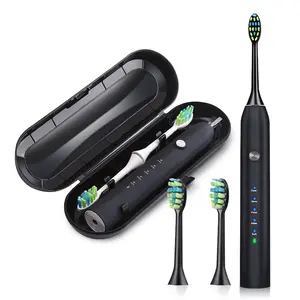 HOT Best Selling Styles black electric sonic toothbrush best selling adult heads black toothbrush electric custom