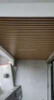 Panel de Pared con Patrón Botánico de Estilo Moderno para Interiores y Exteriores, Insonorizado, Impermeable, Material WPC, Aplicación en Villas, Función Absorbente