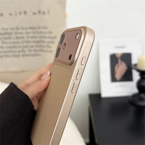 Nueva Funda Mate Antigolpes con Ventana Grande para iPhone 17 16 15 14 13 Pro Max, Funda de Cuero con Anillo Magnético para iPhone 17 Pro Max - Product Image 5