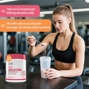 Vücut Geliştirme İçin Toptan Kreatin Monohidrat Tozu, Sıcak Satış OEM Antrenman Öncesi Toz Takviyeleri - Product Image 1