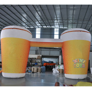 Grand <span class=keywords><strong>ballon</strong></span> gonflable de chope de bière pour les événements de l'Oktoberfest, modèle gonflable en <span class=keywords><strong>verre</strong></span> Big Blow Up pour Beerfest - Product Image 2