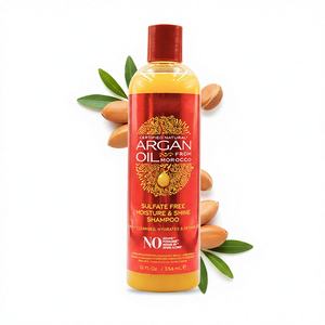 Crème nourrissante à l'huile d'argan bio vegan Creme Nature pour cheveux bouclés - Sans sulfate, hydratante, brillante, hypoallergénique, lissante - Product Image 1